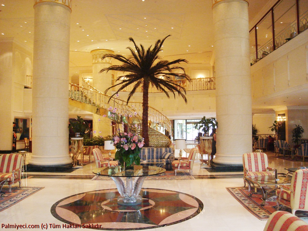 Ceylan Intercontinental - Otel Lobi - İçmekan Palmiye Çalışması