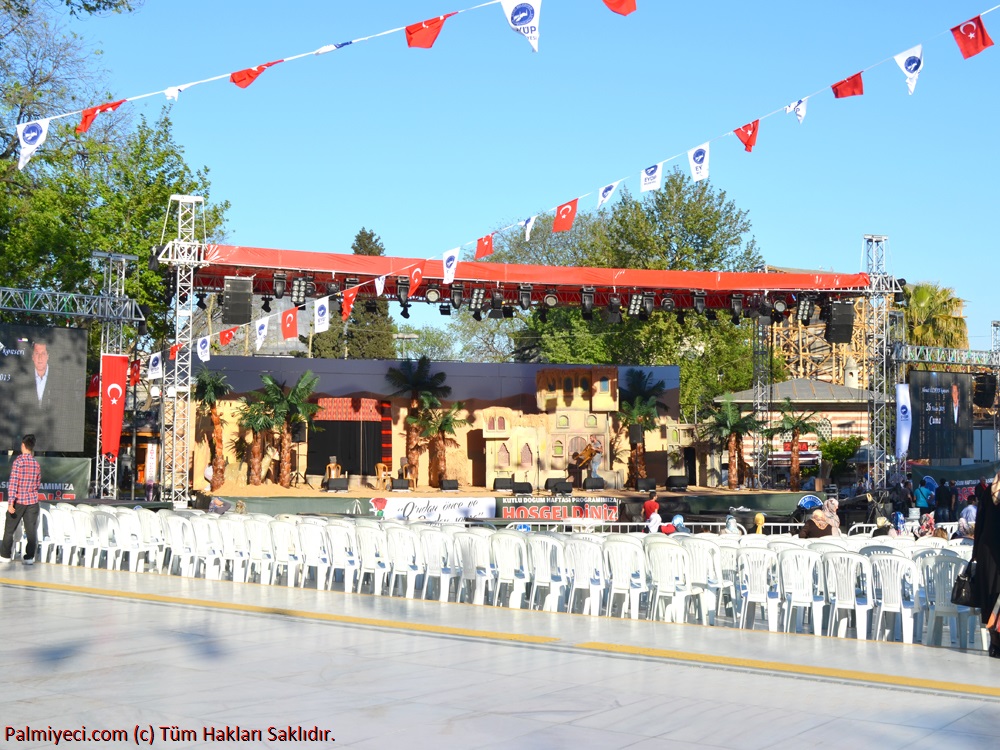 Eyüp Belediyesi - Etkinlik dekor palmiye çalışması