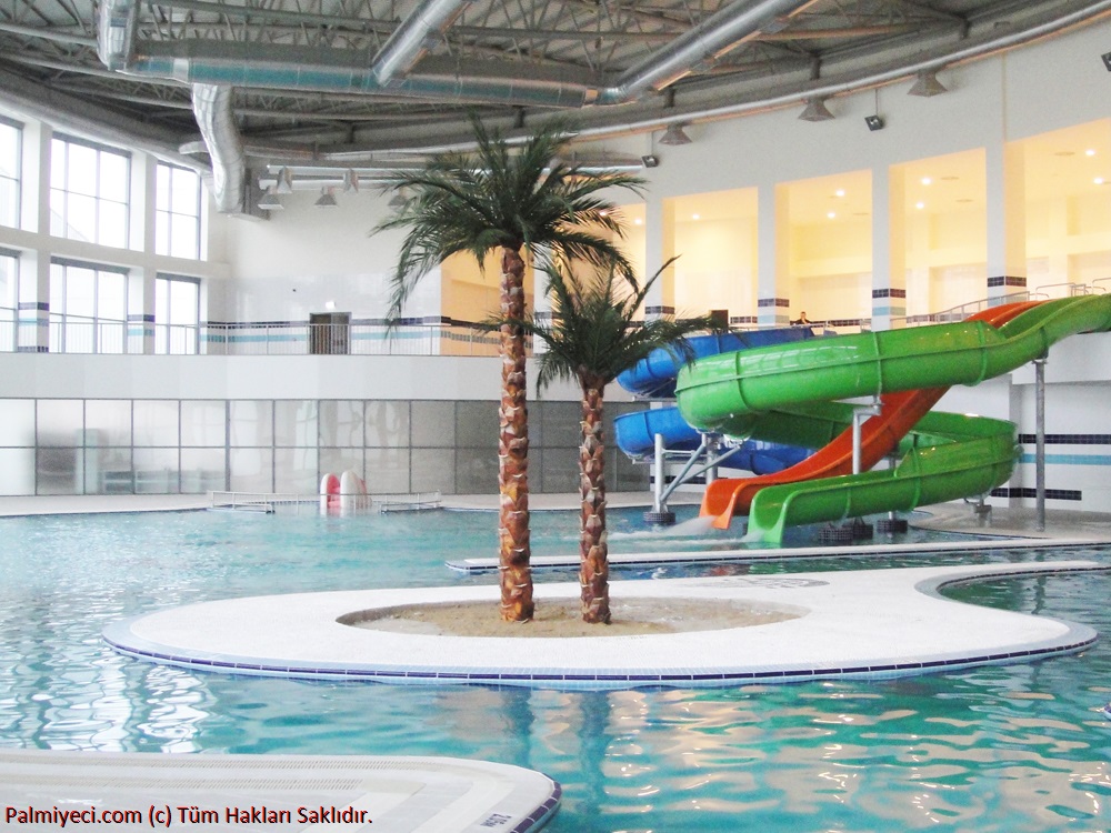 Hidayet Türkoğlu Sports Hall - Interior Palm Work