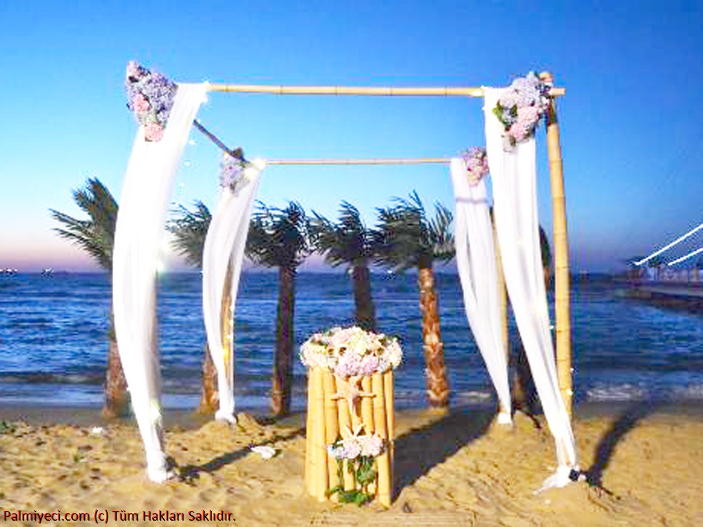 Oktay Kaynarca Düğünü - Palmiye Dekorasyonu